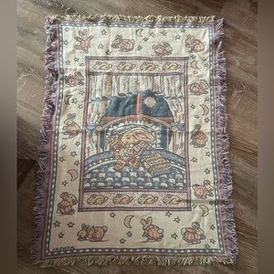 Vintage Rabbit Blanket